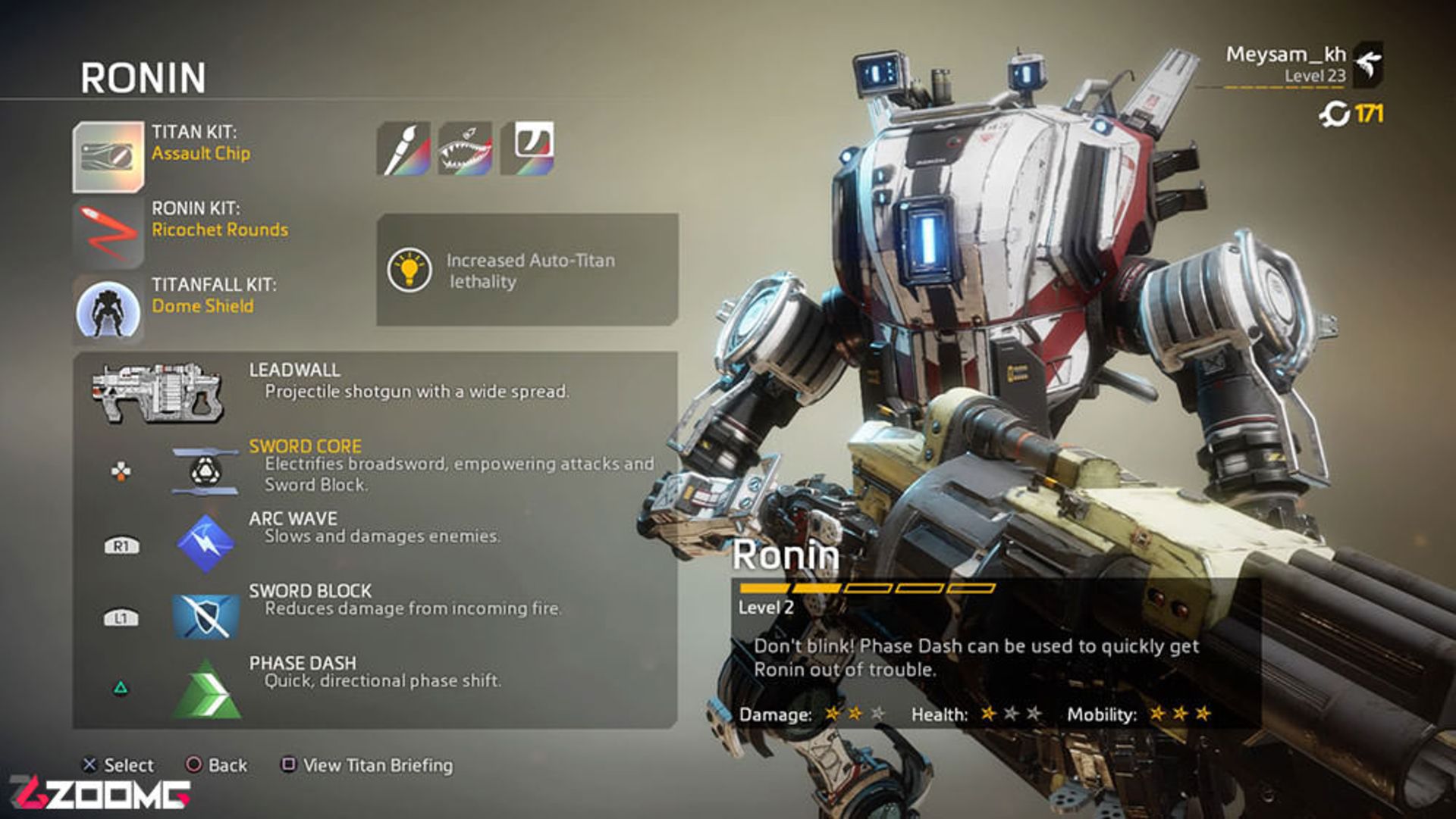 Titanfall 2 Guide Ronin