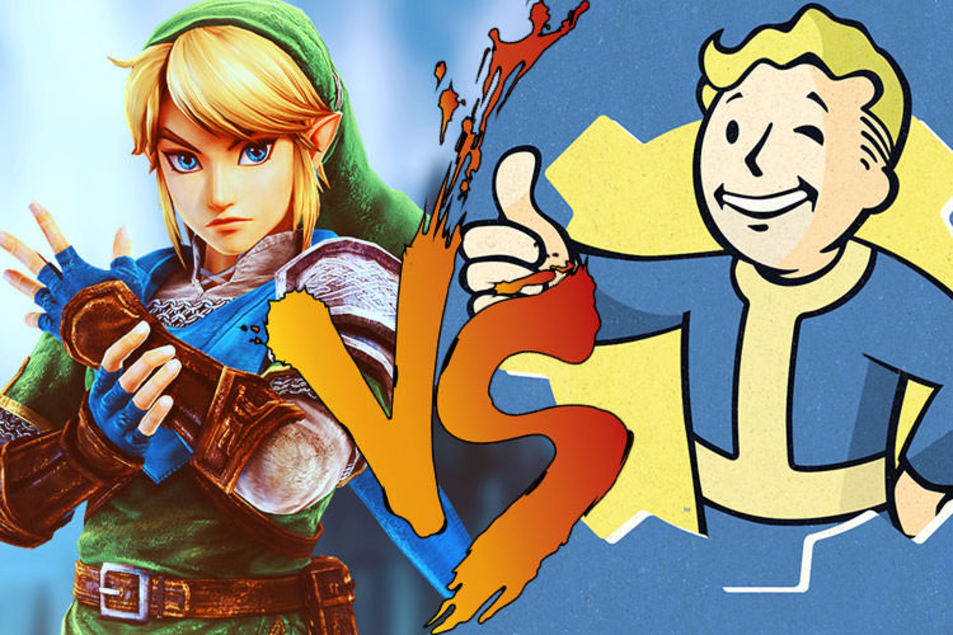 vault boy vs link