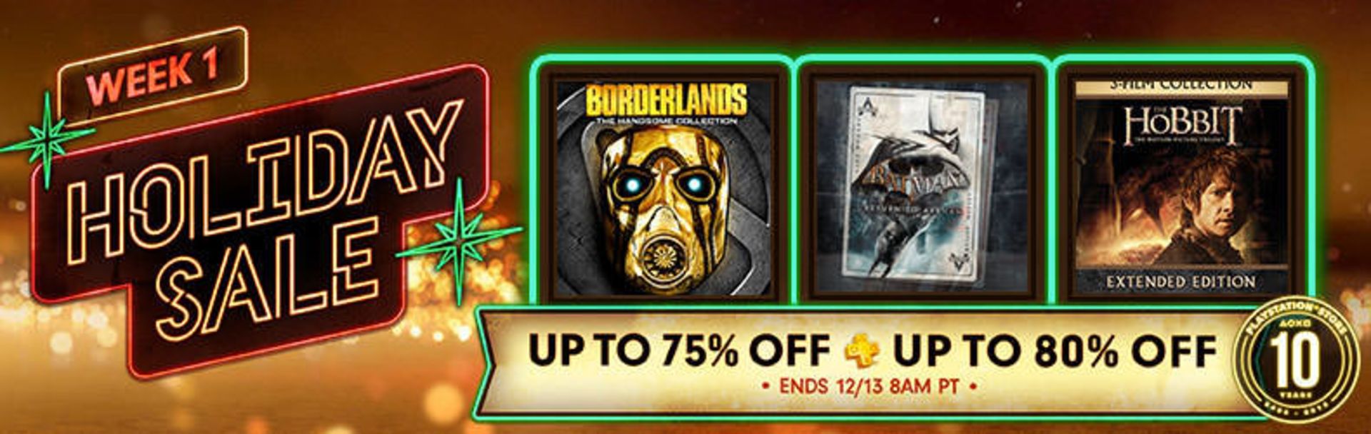 US Playstation Store Holiday Week 1