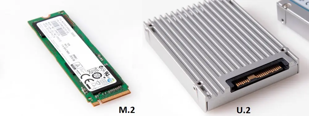 U.2 vs M.2 Storage Standards