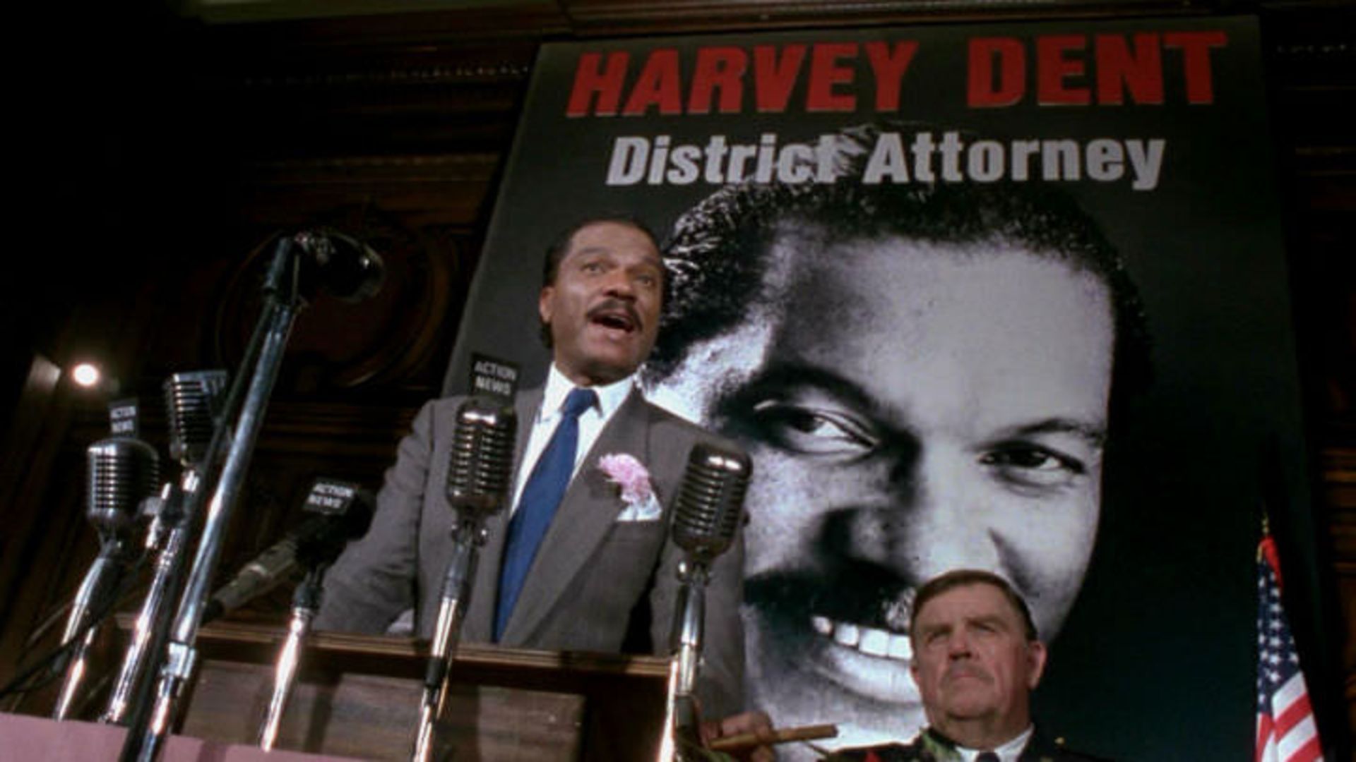 Billy Dee Williams as Harvey Dent in 1989's Batman.