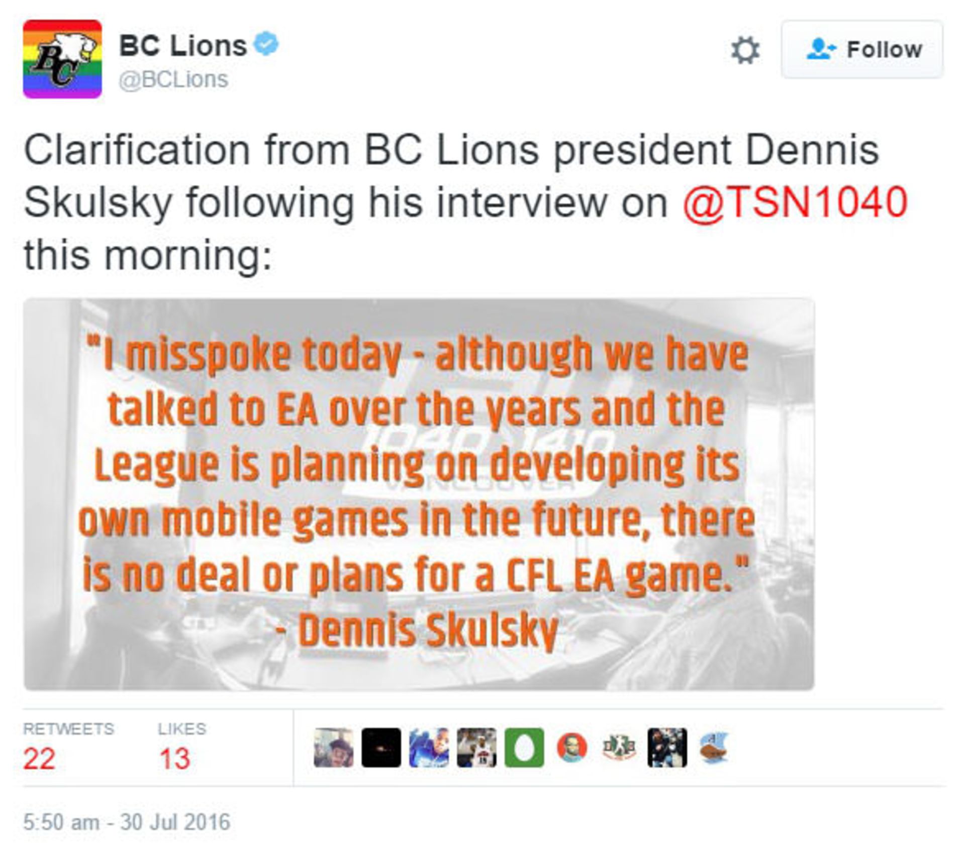 CFL EA Sports