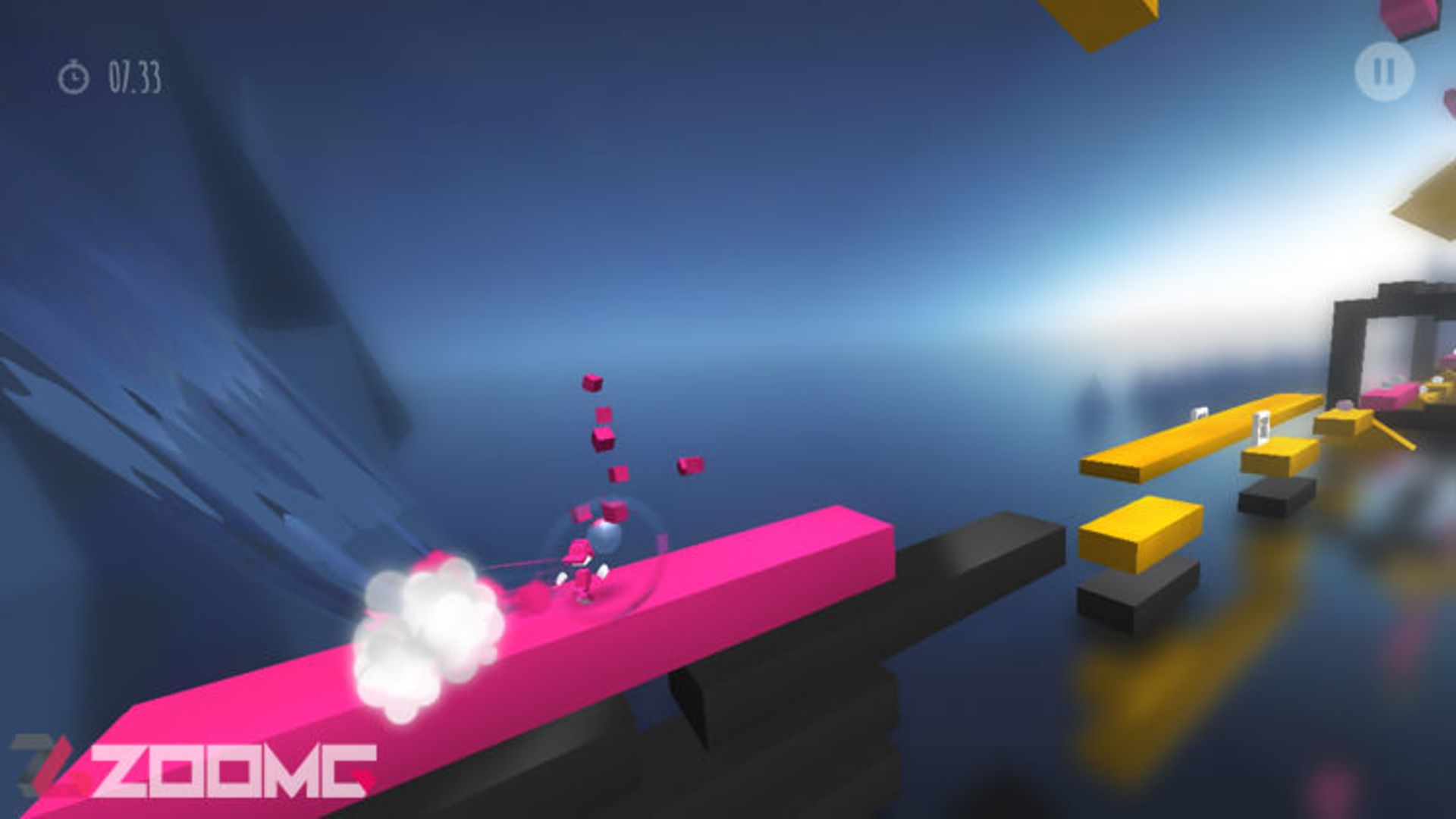 کاراکتر در حال دویدن chameleon run