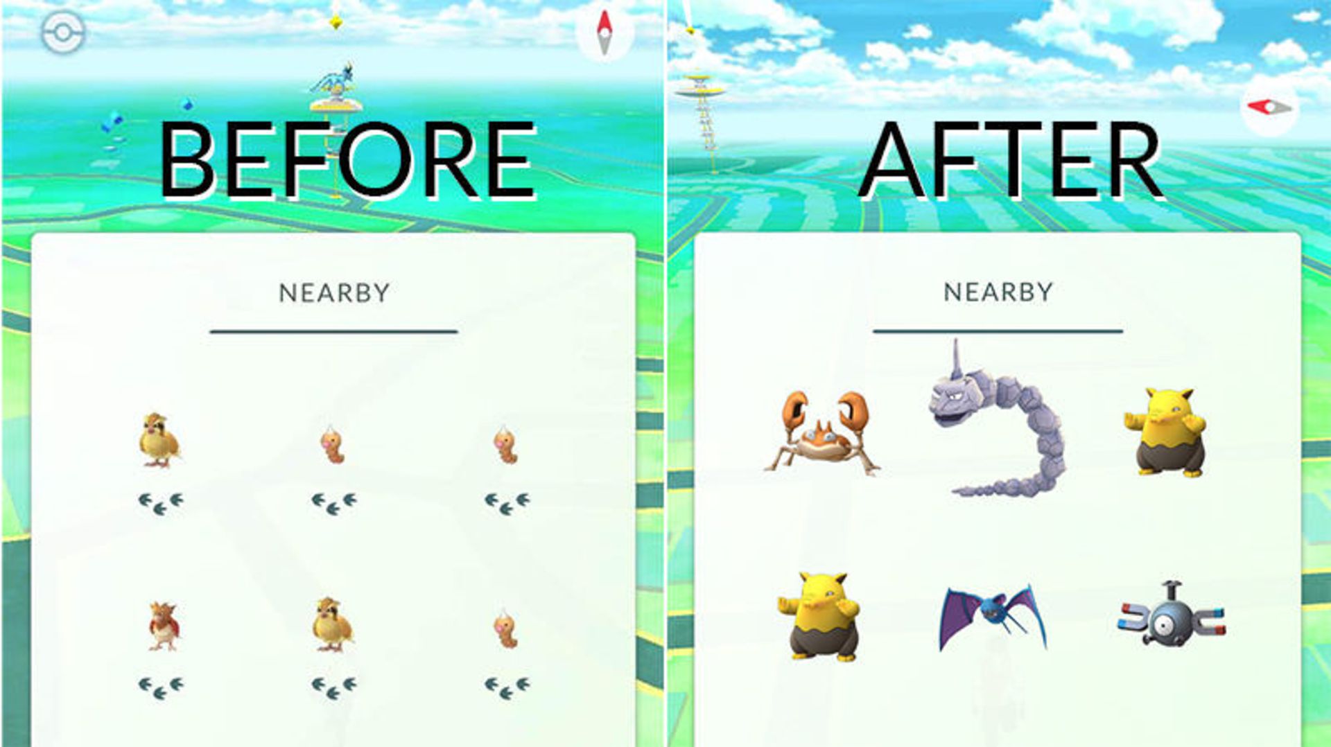حذف ردپاها در بازی Pokemon Go