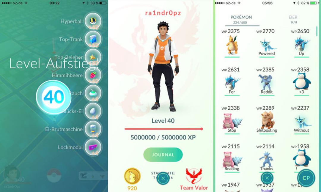 Pokemon Go Level Cap Reach