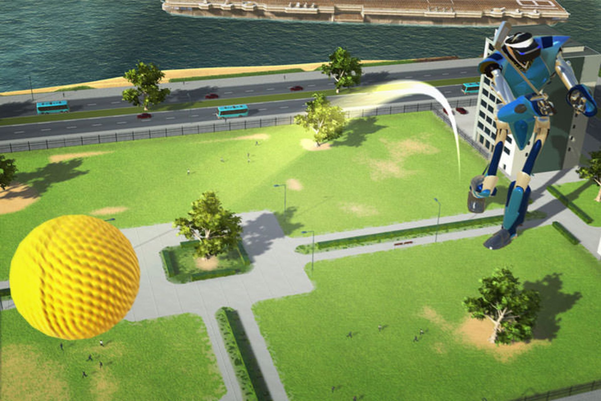 100ft Robot Golf