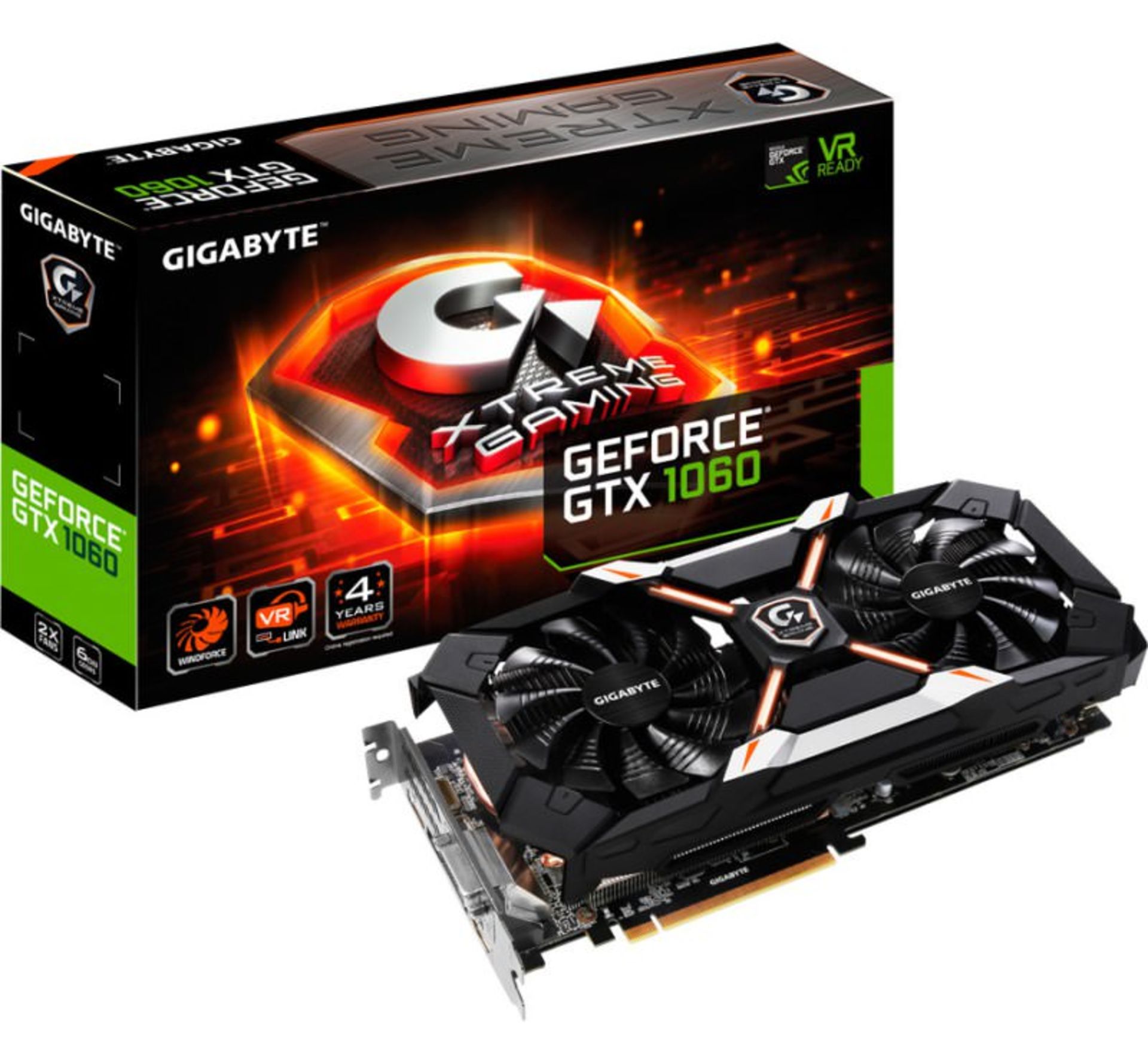 کارت گرافیک Gigabyte GeForce GTX 1060 Xtreme Gaming