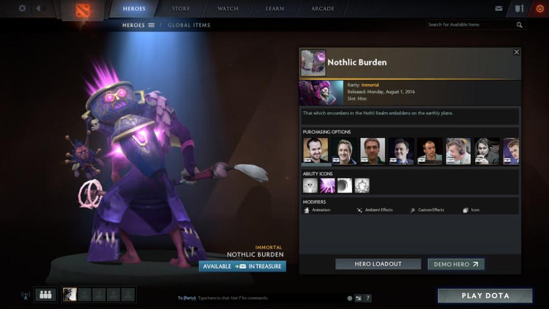 Dazzel immortal 2016