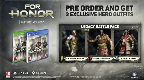 Fore Honor Legacy Battle Pack