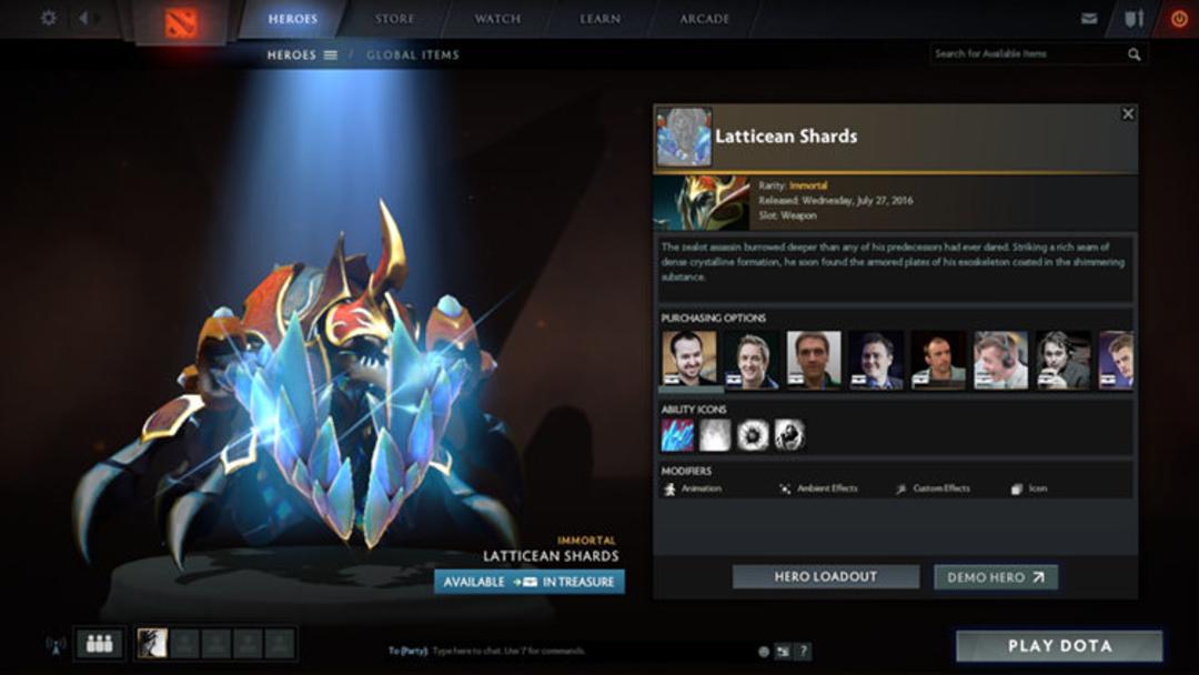 LAtticean Shards 2016 nyx immortal