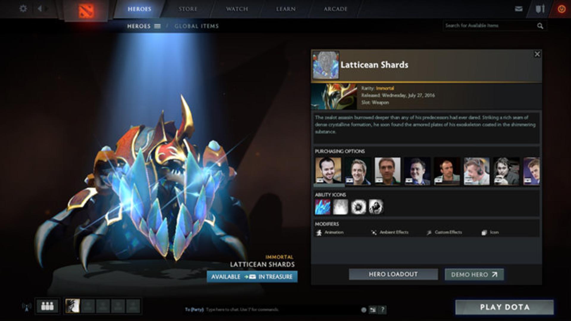 LAtticean Shards 2016 nyx immortal