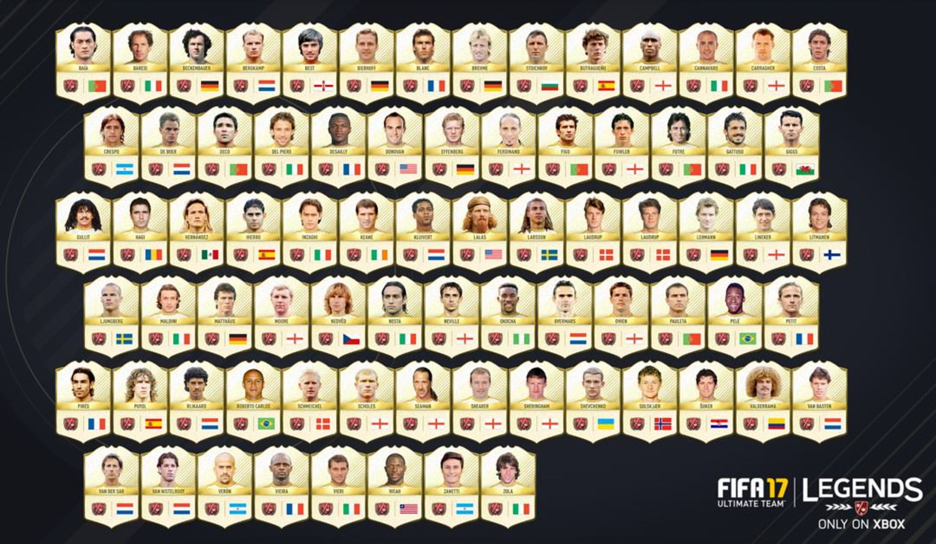 FUT Head Legends