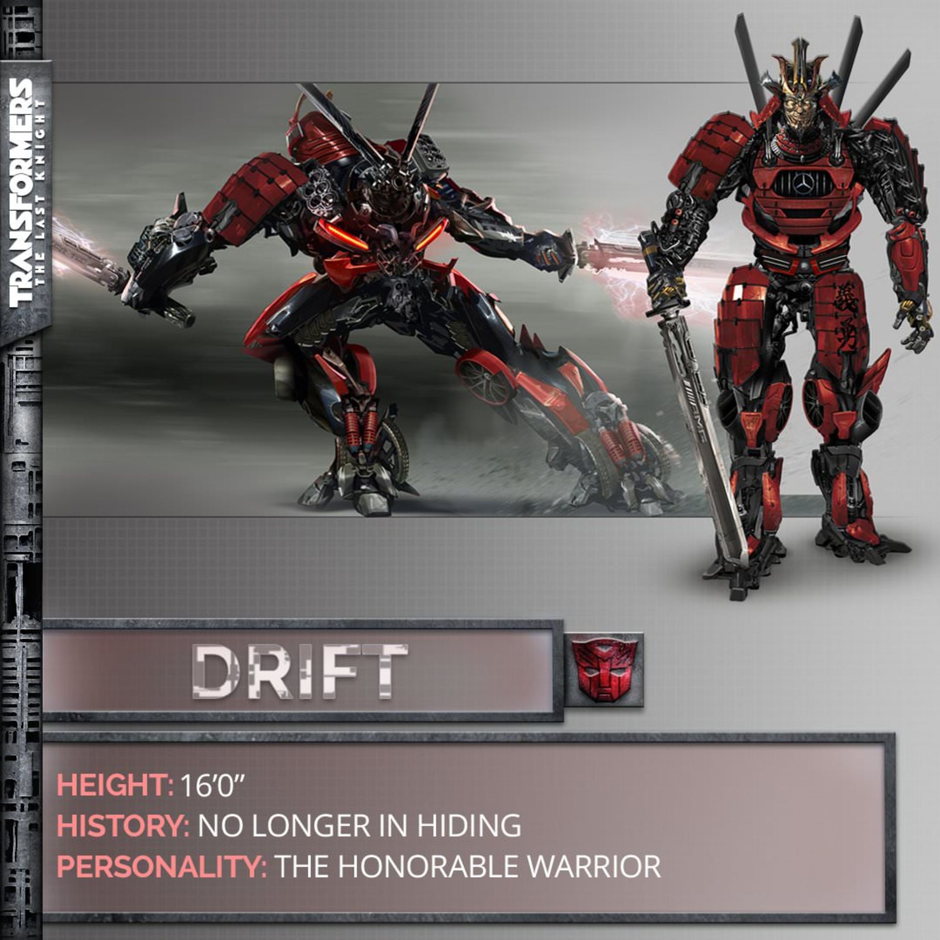 Drift Transformers: The Last Knight