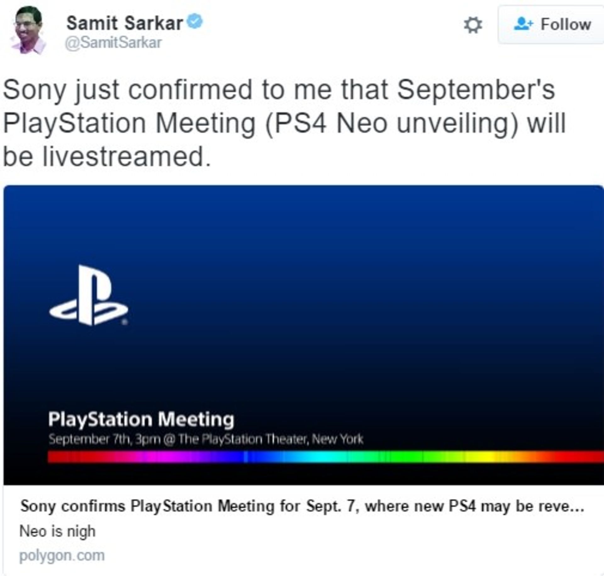 Playstation Meeting Live