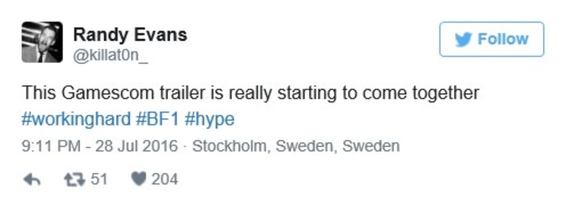 battlefield 1 gamescom twitter