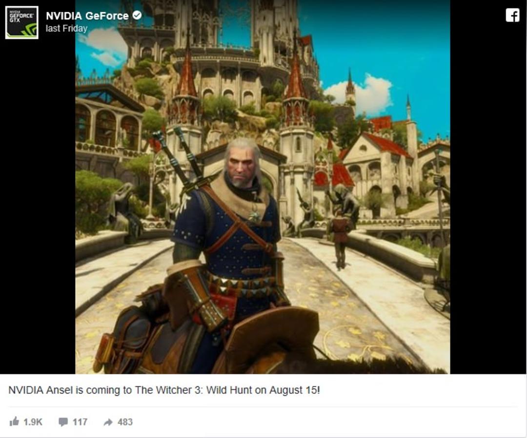 The Witcher 3 Ansel