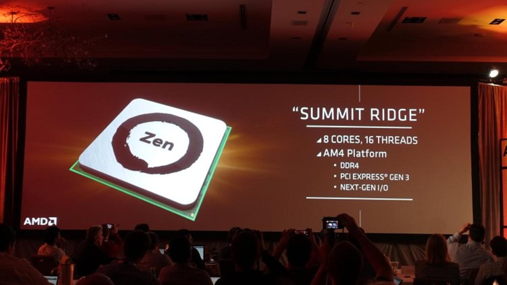 AMD ZEN Summit Ridge CPU