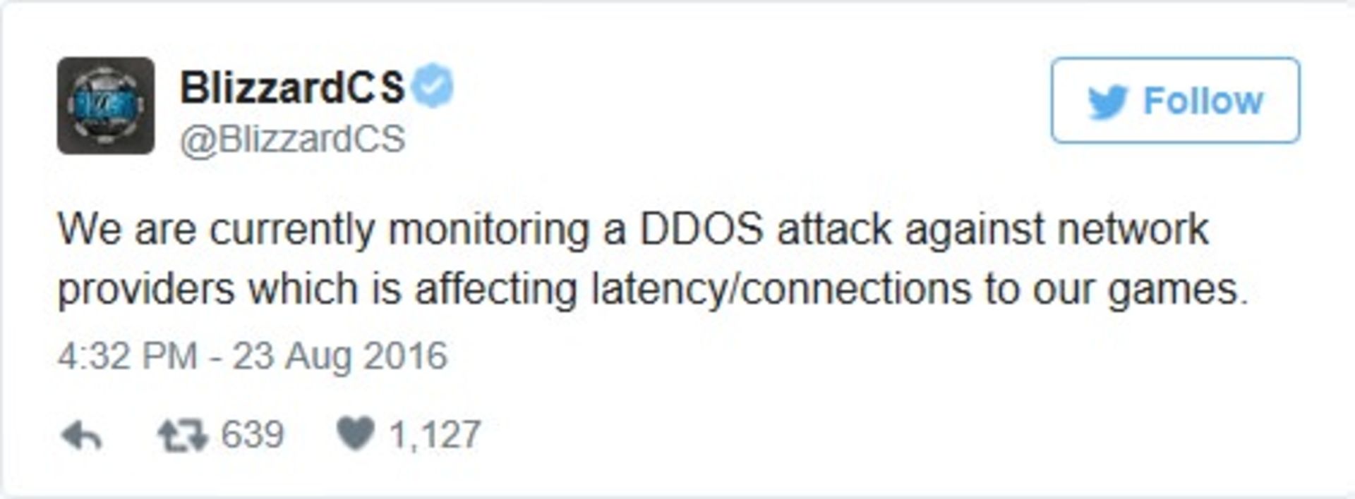 DDoS Blizzard