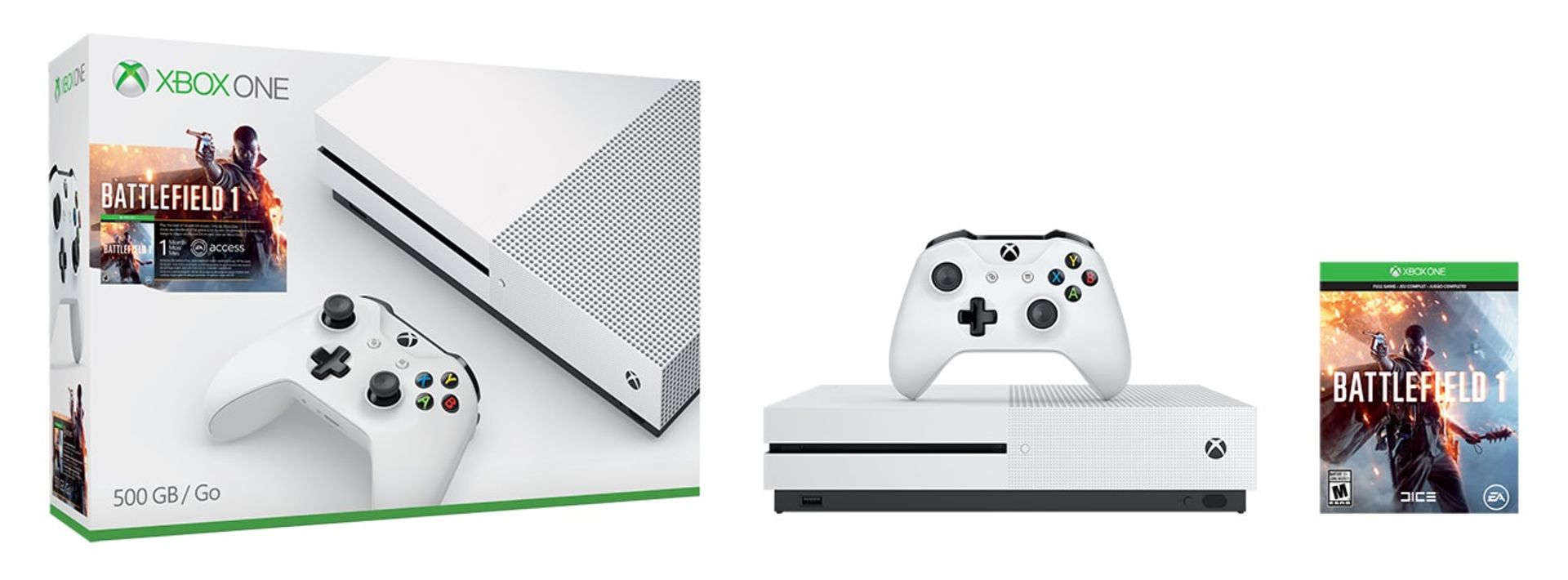 Xbox One S Battlefield 1 bundle