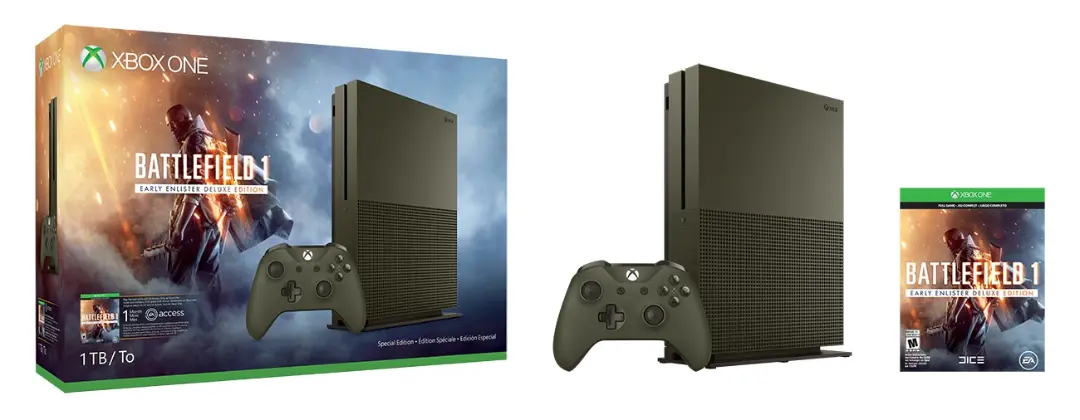 Xbox One S Battlefield 1 bundle