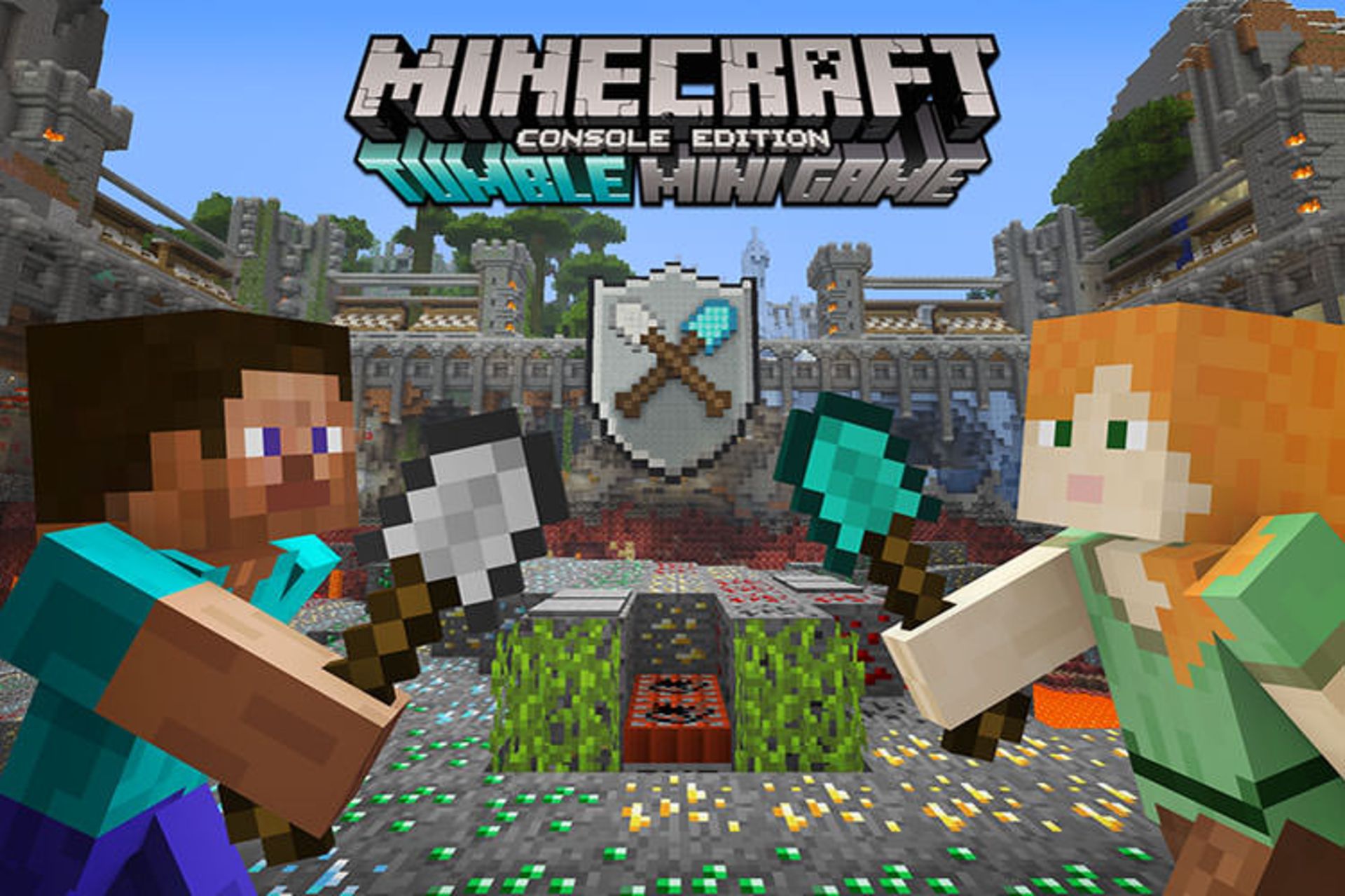 Minecraft Tumble mini game