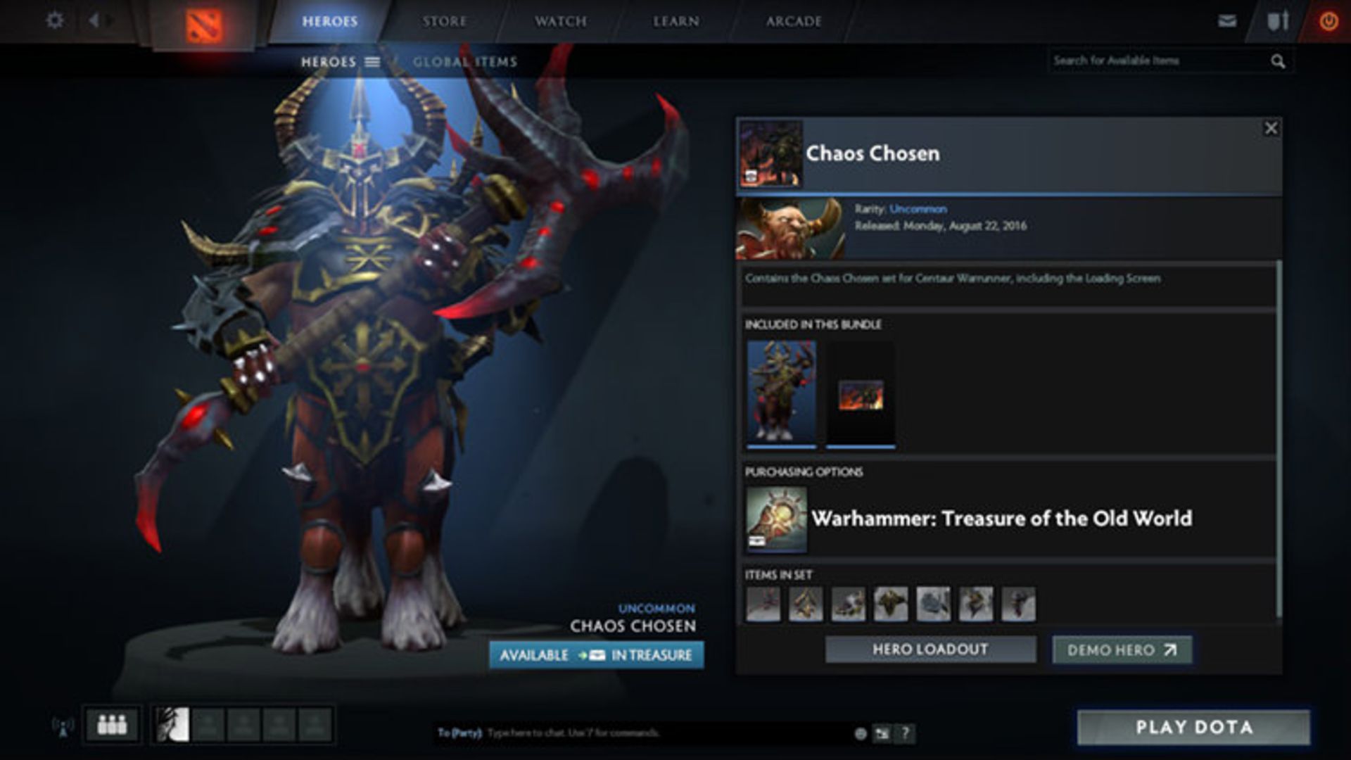 ست هیروی Centaur Warrunner