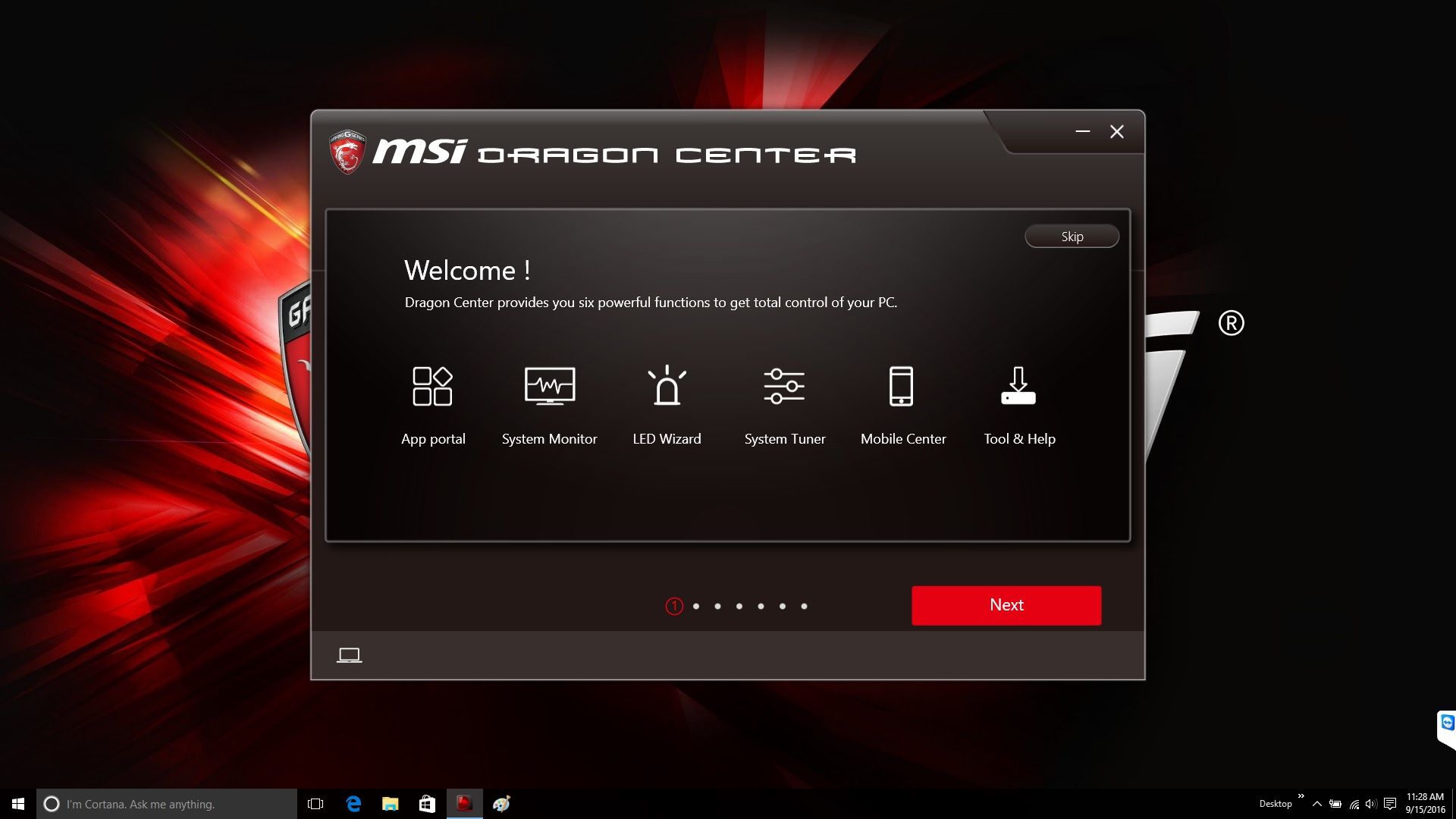 MSI Dragon Gaming Center