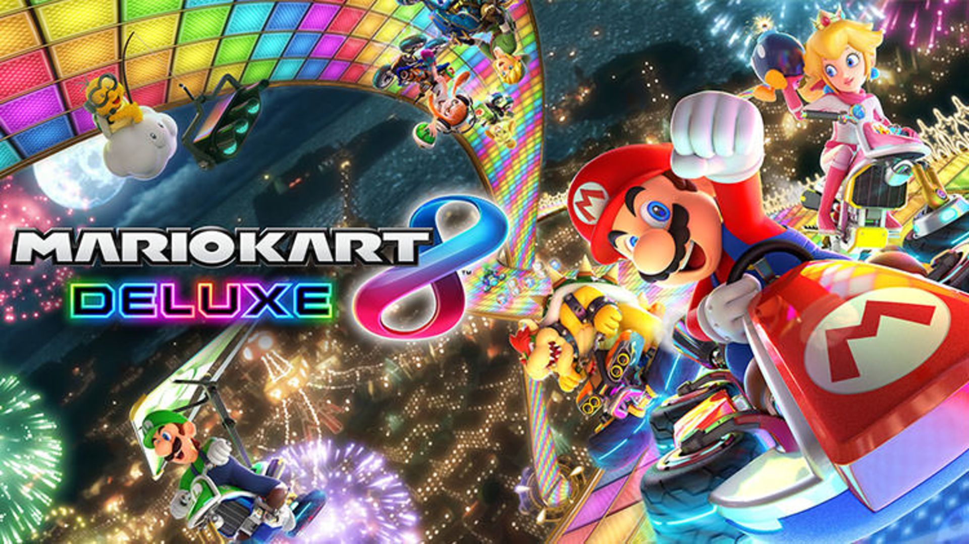 تصویر روی جلد بازی Mario Kart 8 Deluxe