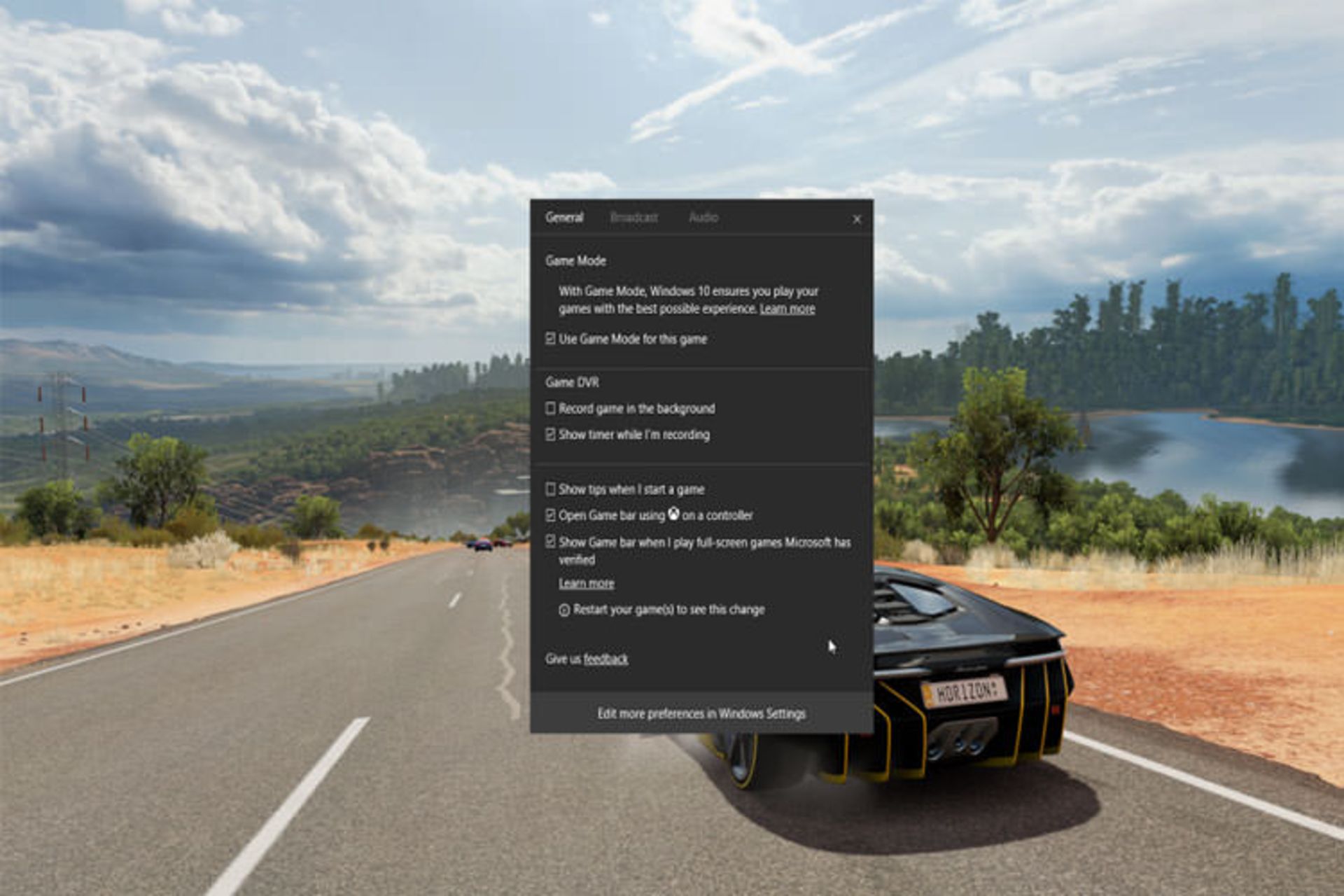 Windows 10 Gaming Mode