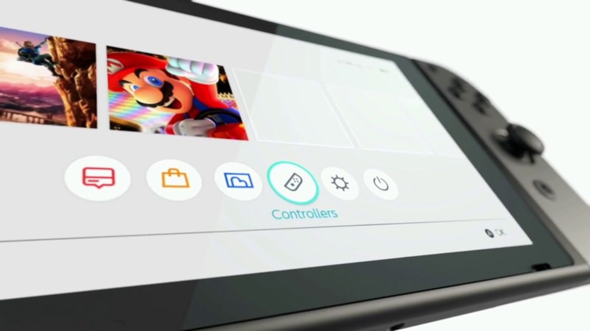Nintendo Switch UI
