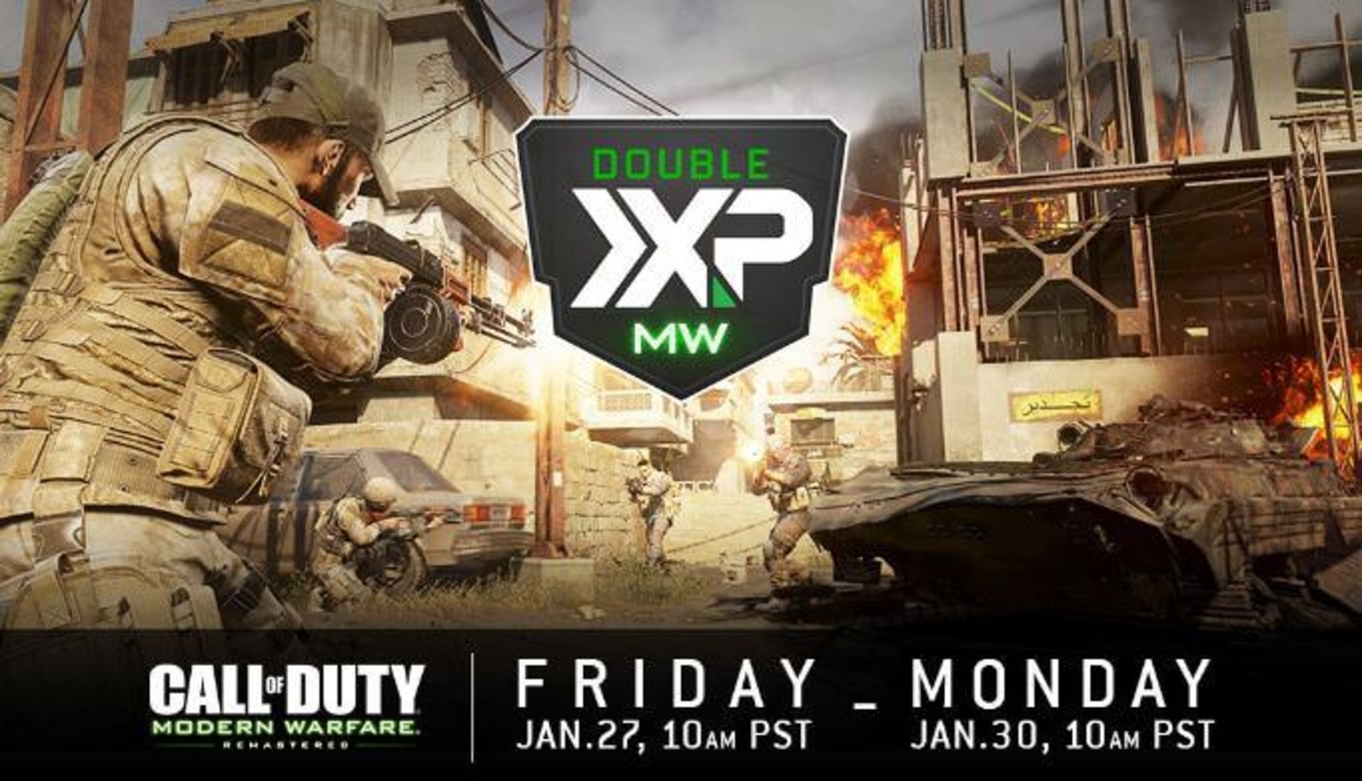 call of duty double xp