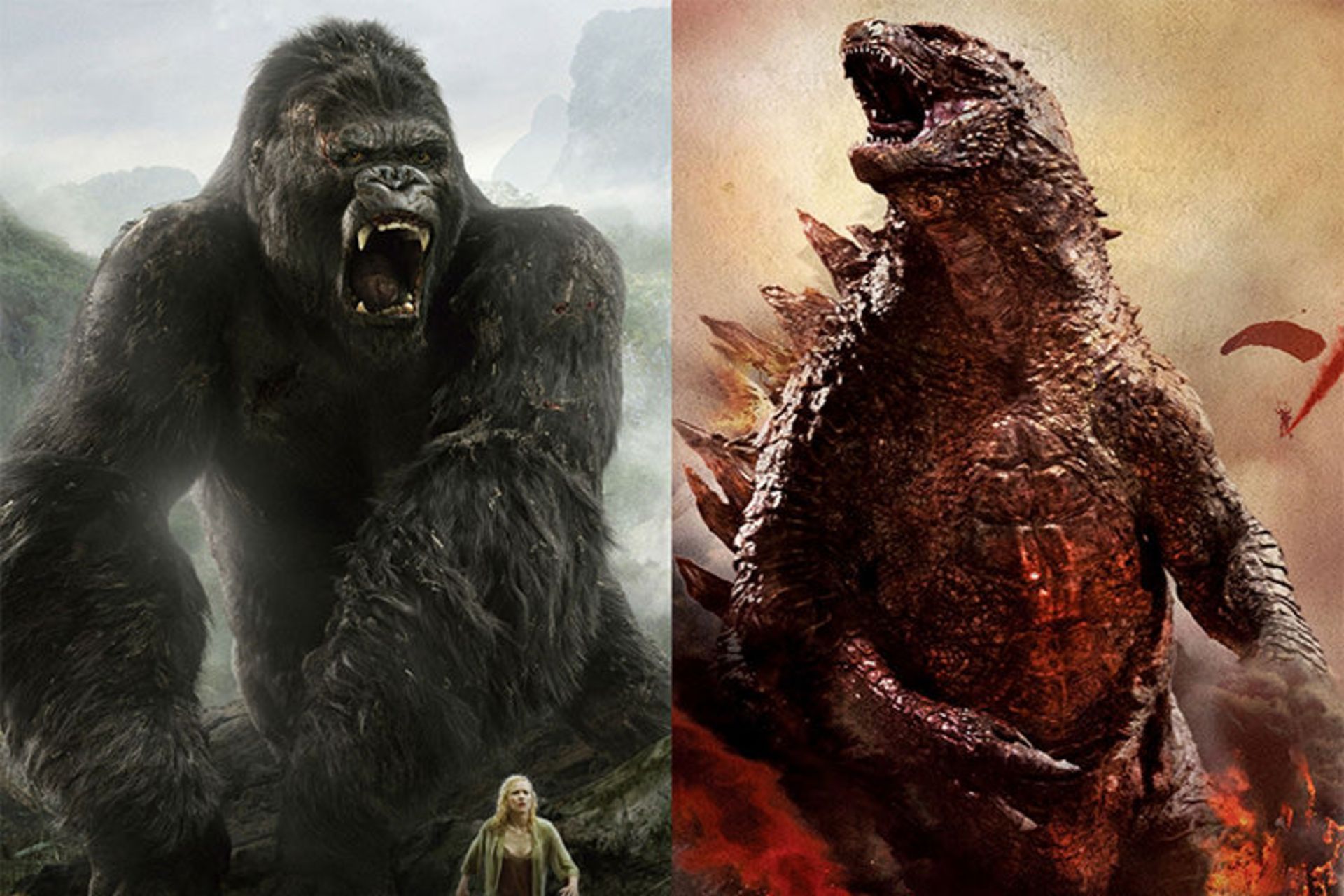 King Kong and Godzilla