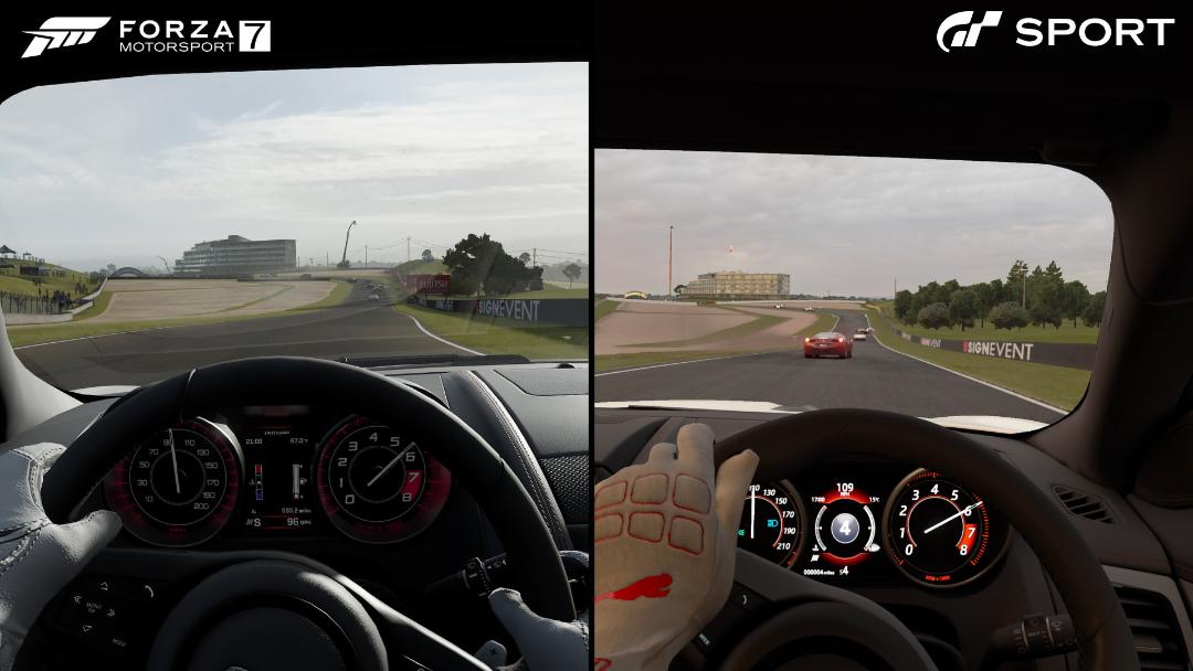 مقایسه فنی بازی Gran Turismo Sport و بازی Forza Motorsport 7