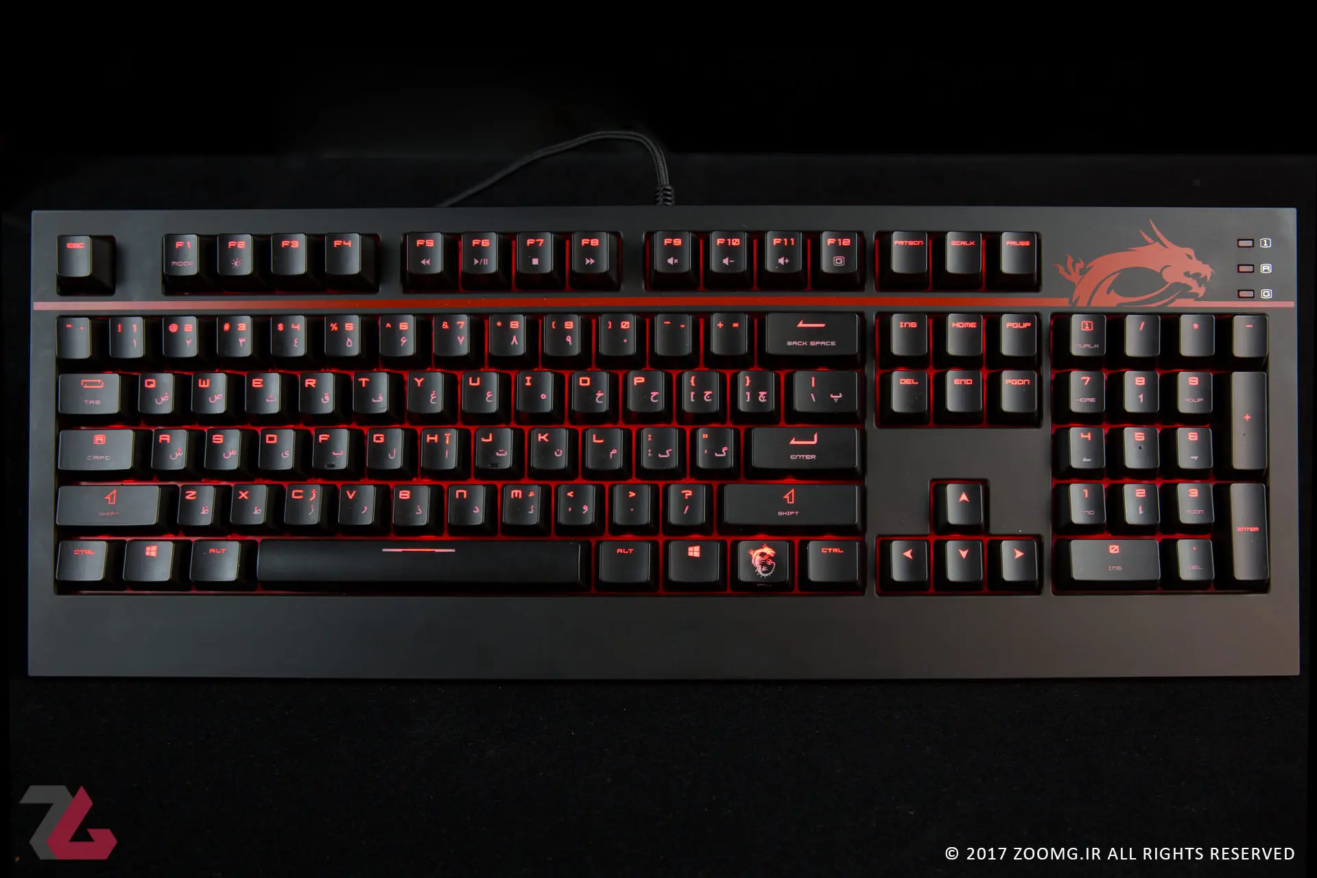کیبورد گیمینگ MSI GK 701