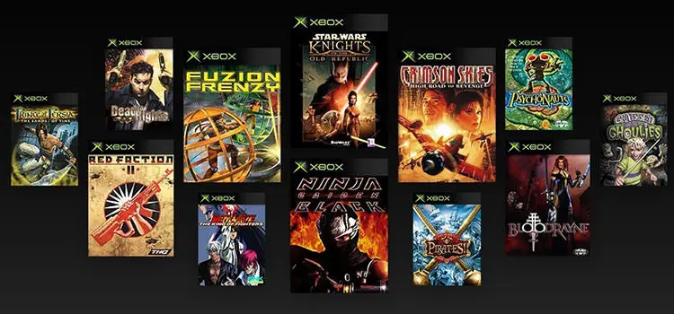 OG Xbox backwards compatibility
