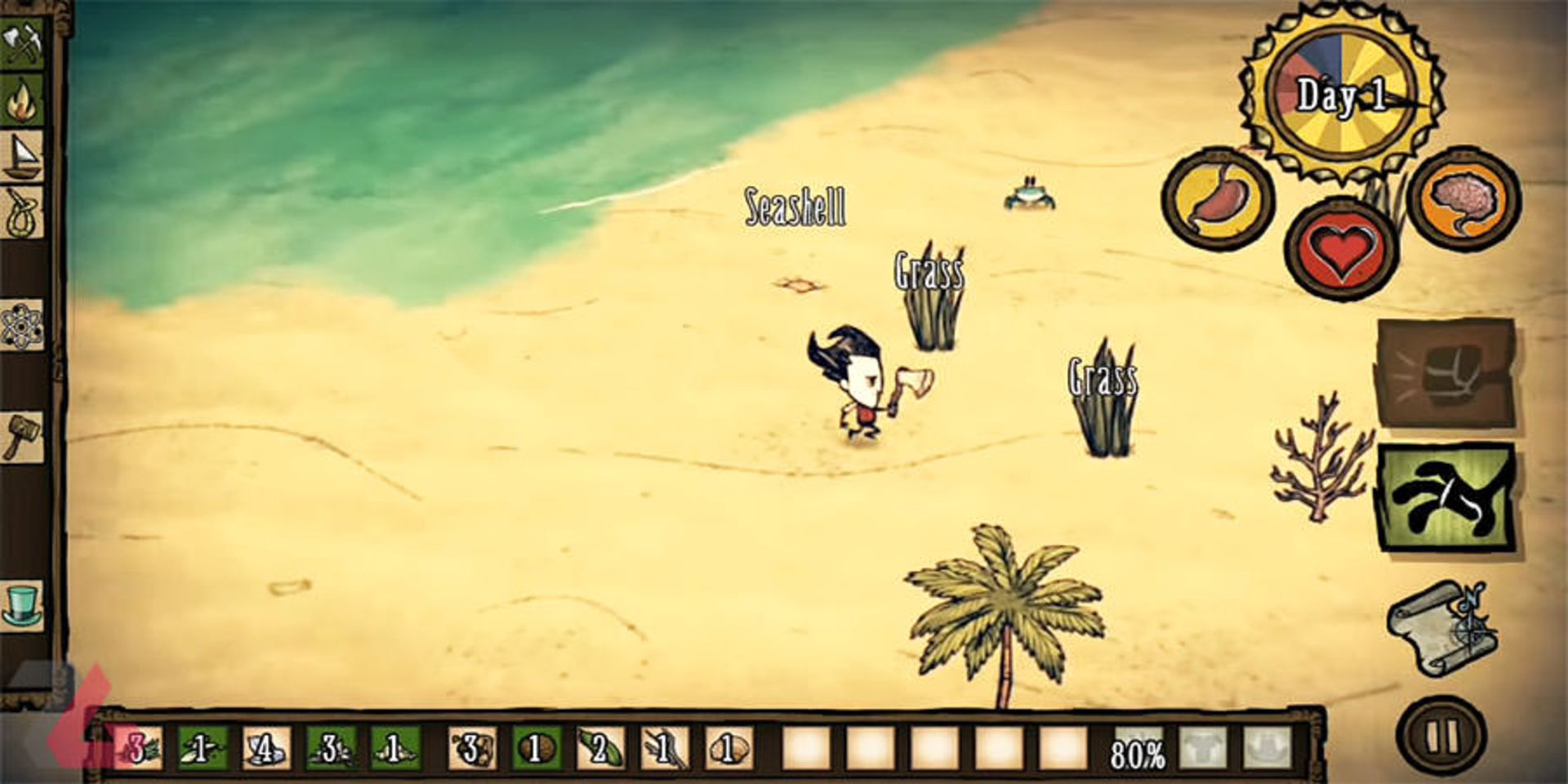 بازی موبایل Don't Starve: Shipwrecked