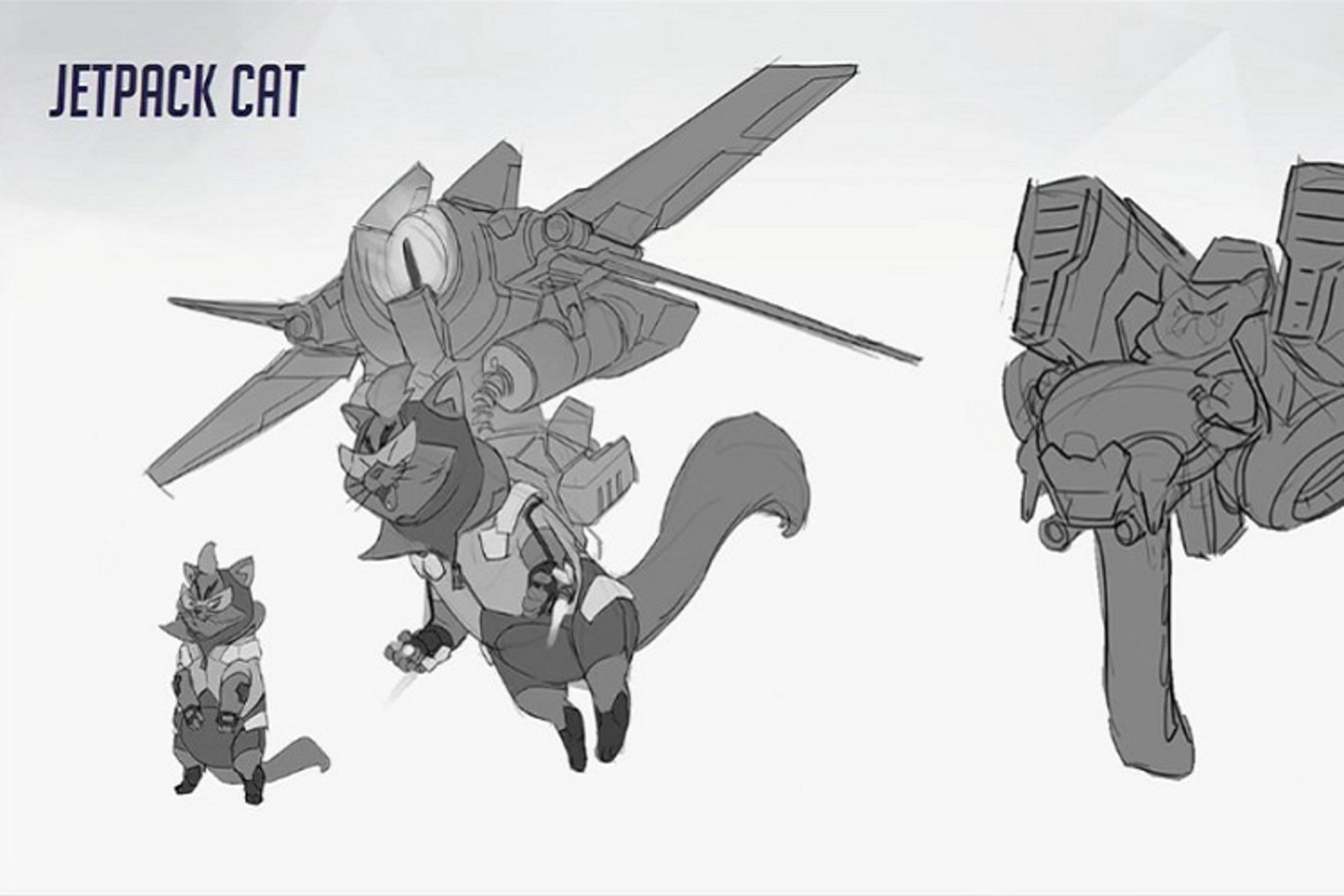 شخصیت Jetpack Cat بازی Overwatch