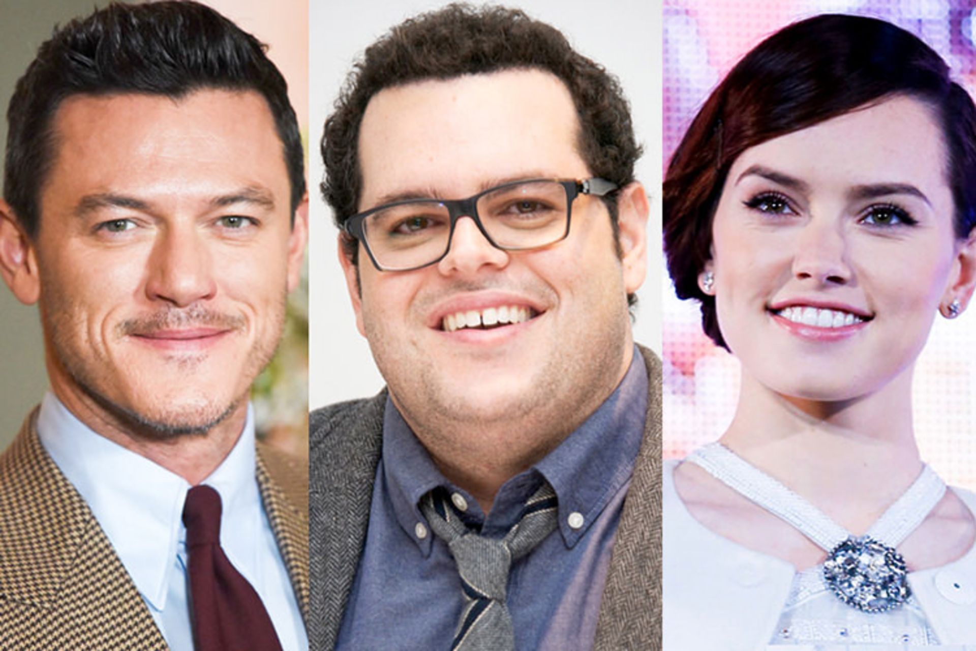 Daisy Ridley, Josh Gad And Luke Evans