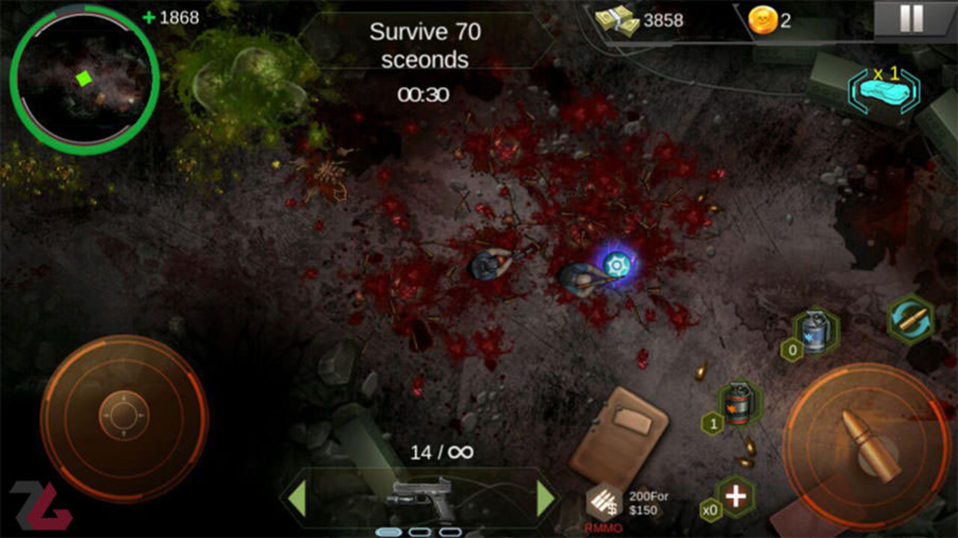 Zombie Shoot: Pandemic Survivor بازی اندروید