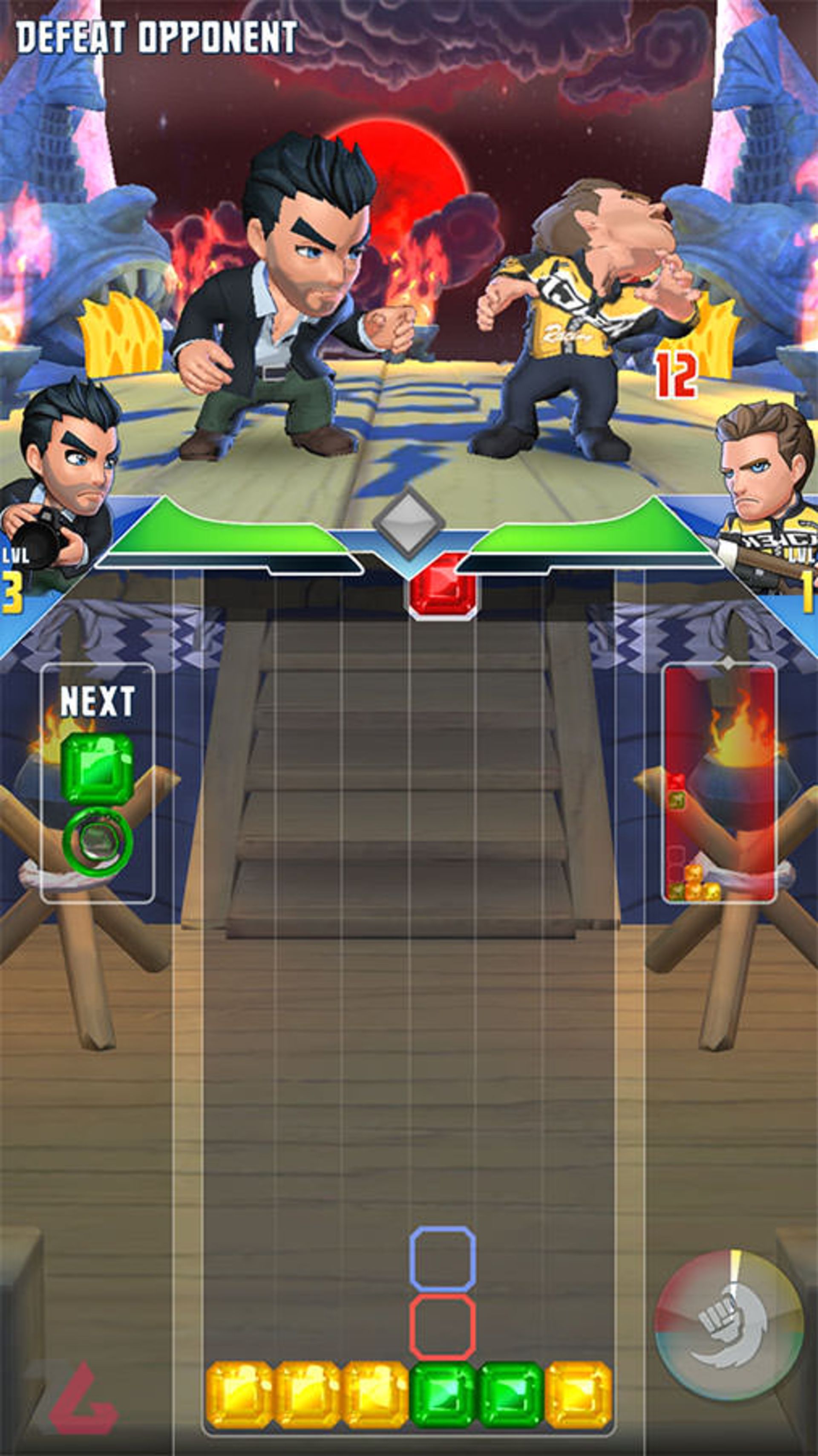 بازی موبایل Puzzle Fighter