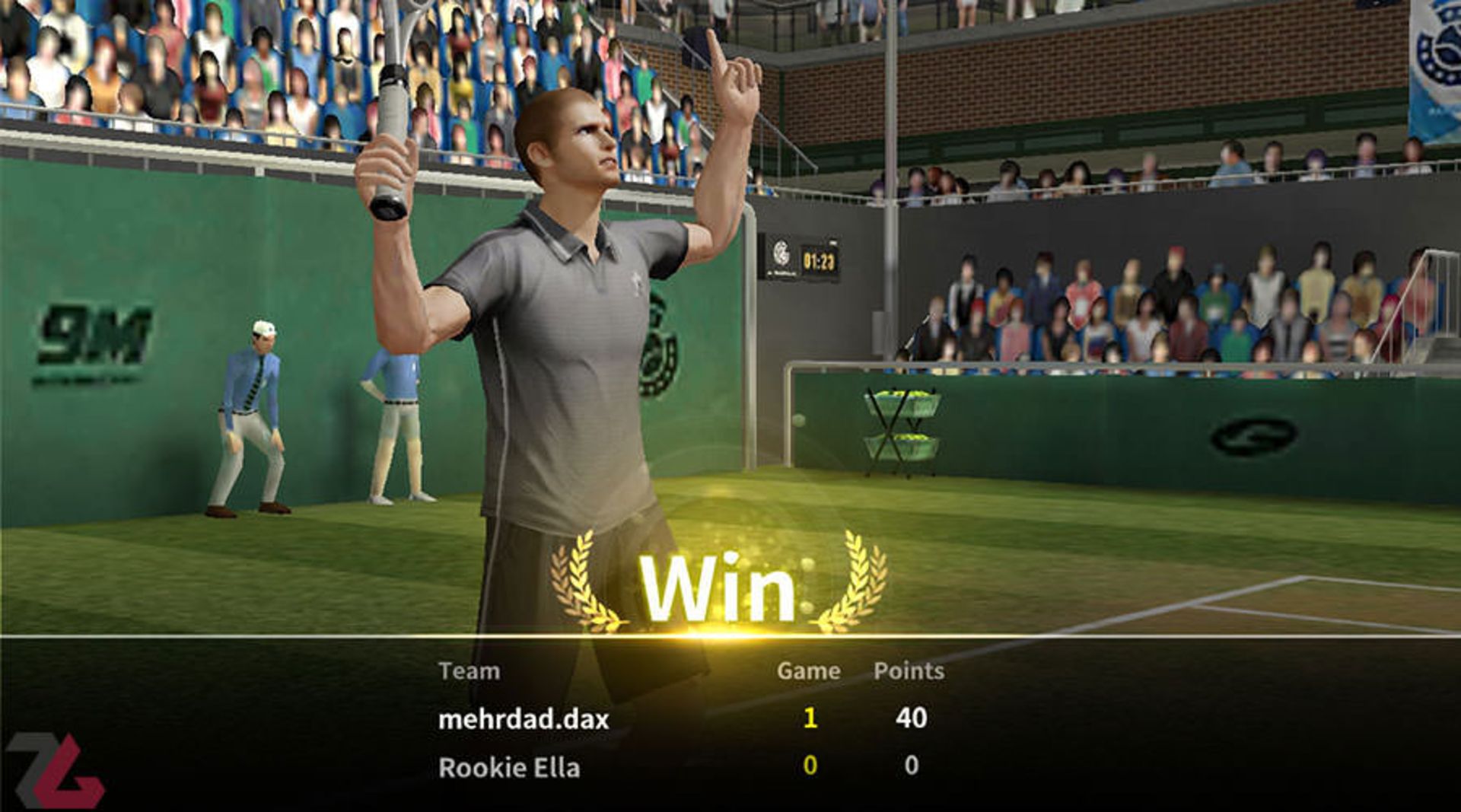 بازی موبایل Ultimate tennis