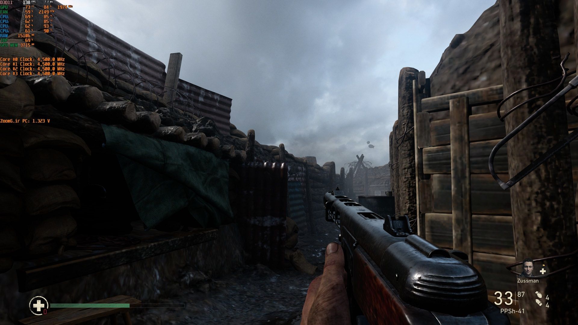  Call of Duty: WWII Quality Setting : MEDIUM