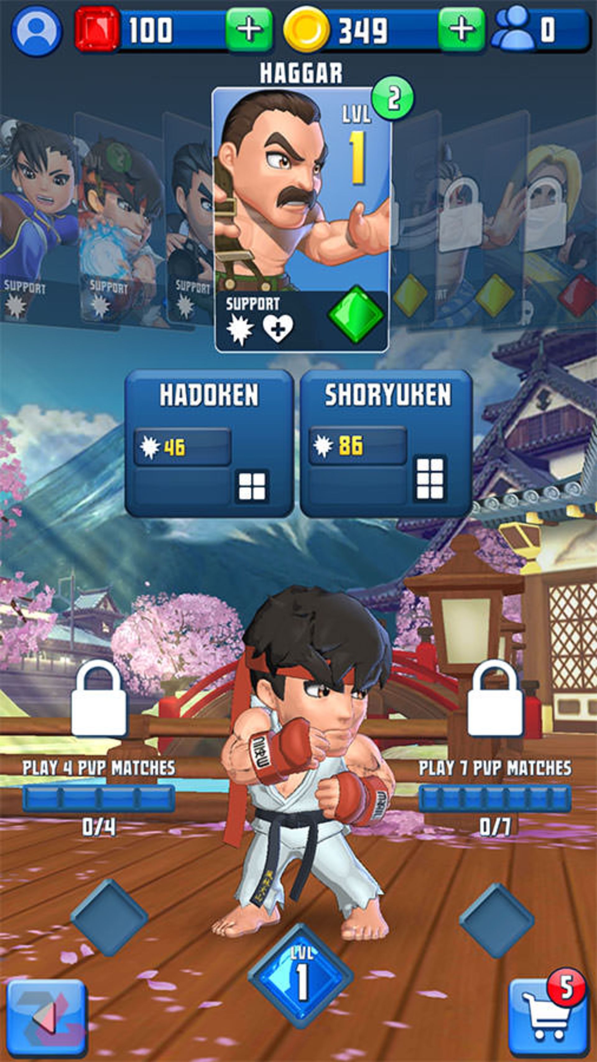 بازی موبایل Puzzle Fighter