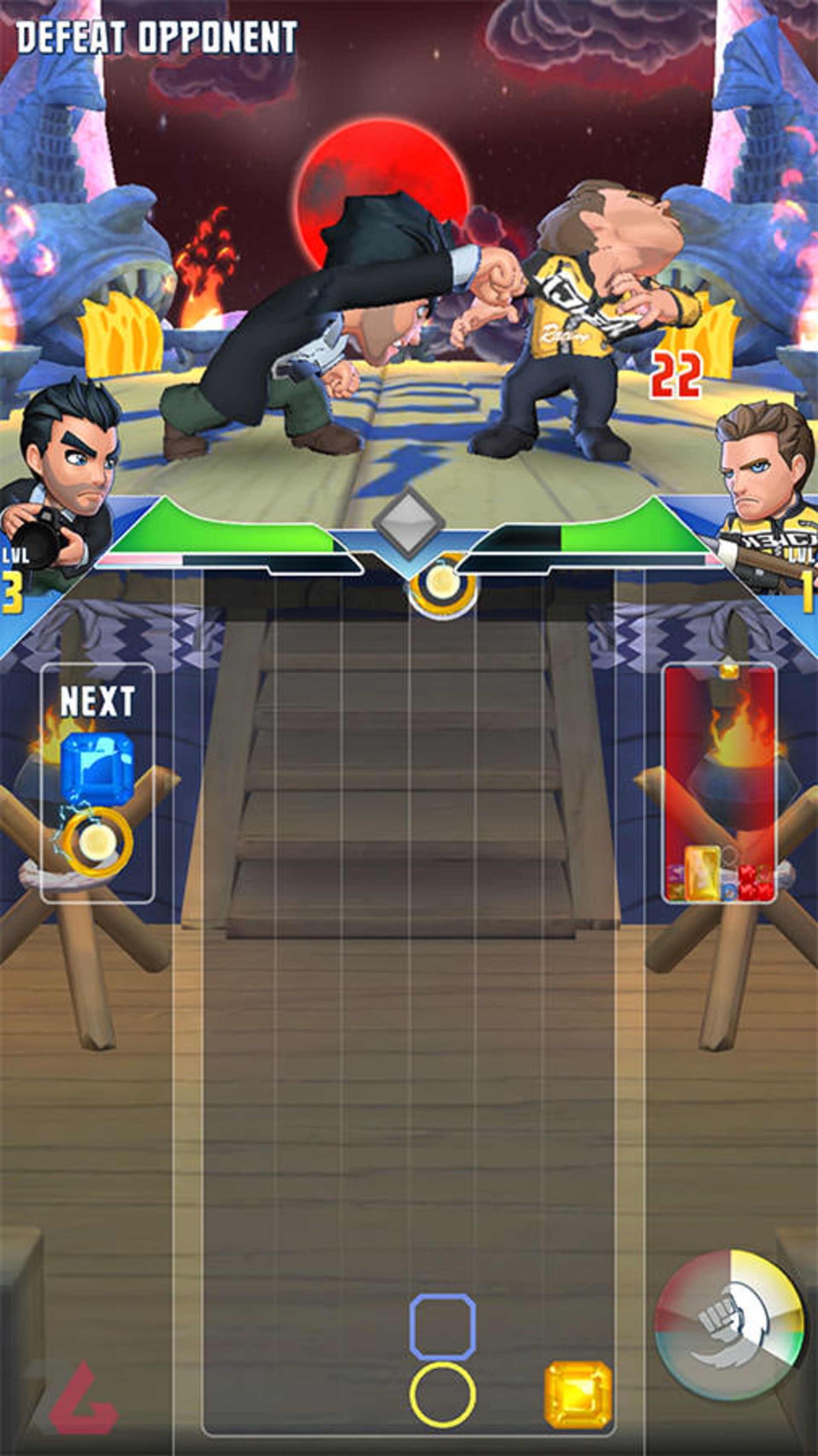 بازی موبایل Puzzle Fighter