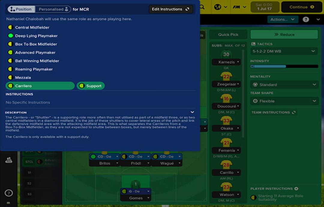 بازی Football Manager Touch 2018