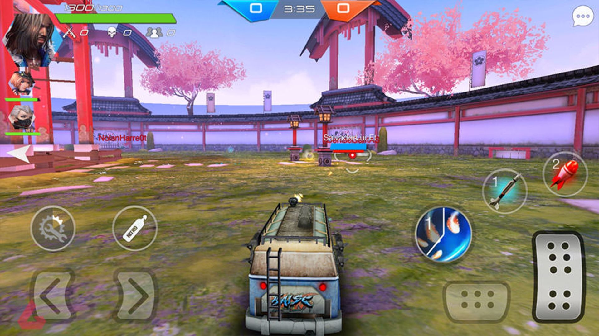 بازی اندروید Overload Multiplayer Cars Battle