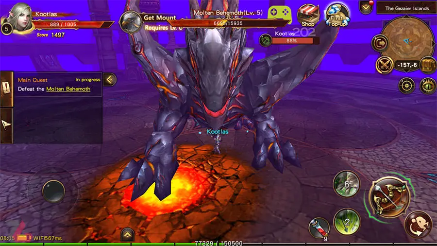 بازی موبایل Dragon Revolt: Classic MMO RPG