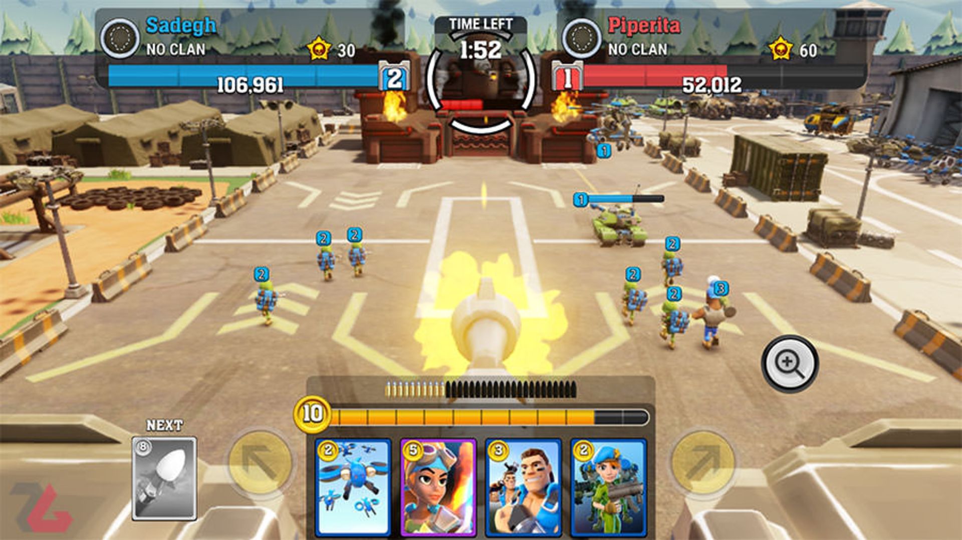 بازی مبایل Mighty Battles