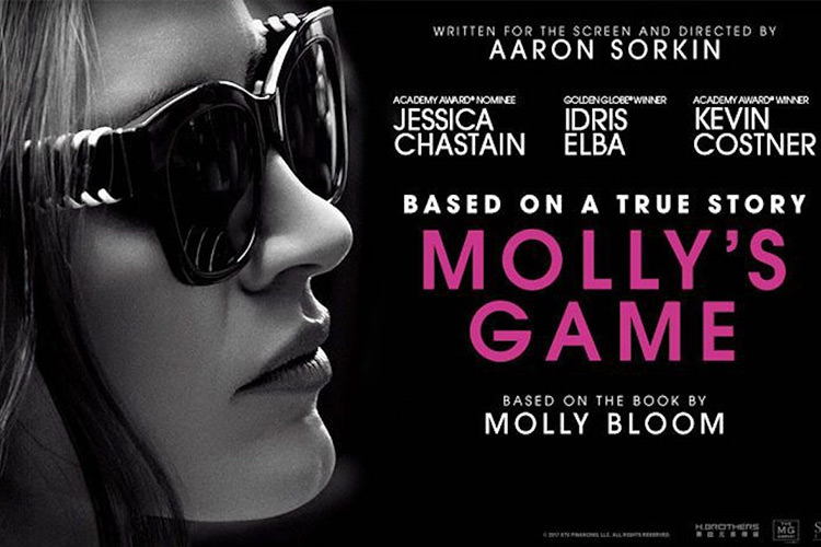 نقد فیلم Molly's Game از دید سایت های معتبر دنیا - زومجی
