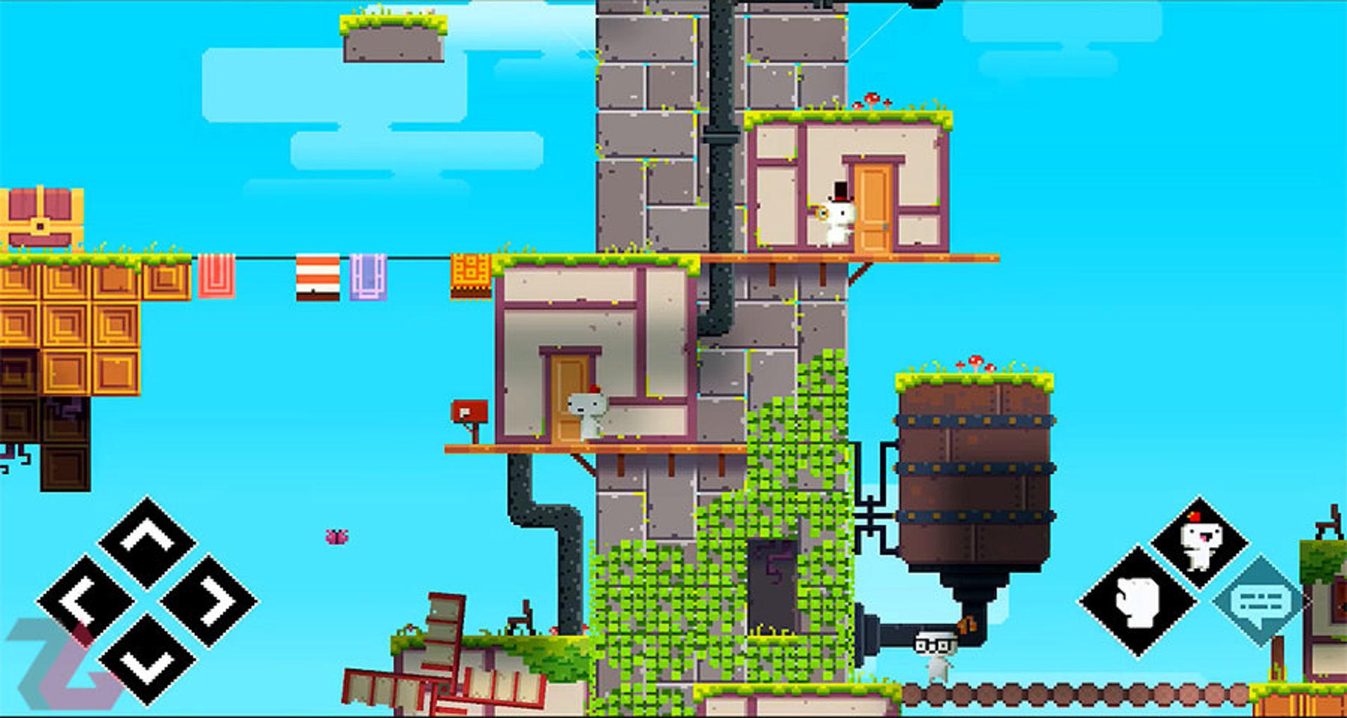 بازی آیفون و آیپد FEZ Pocket Edition